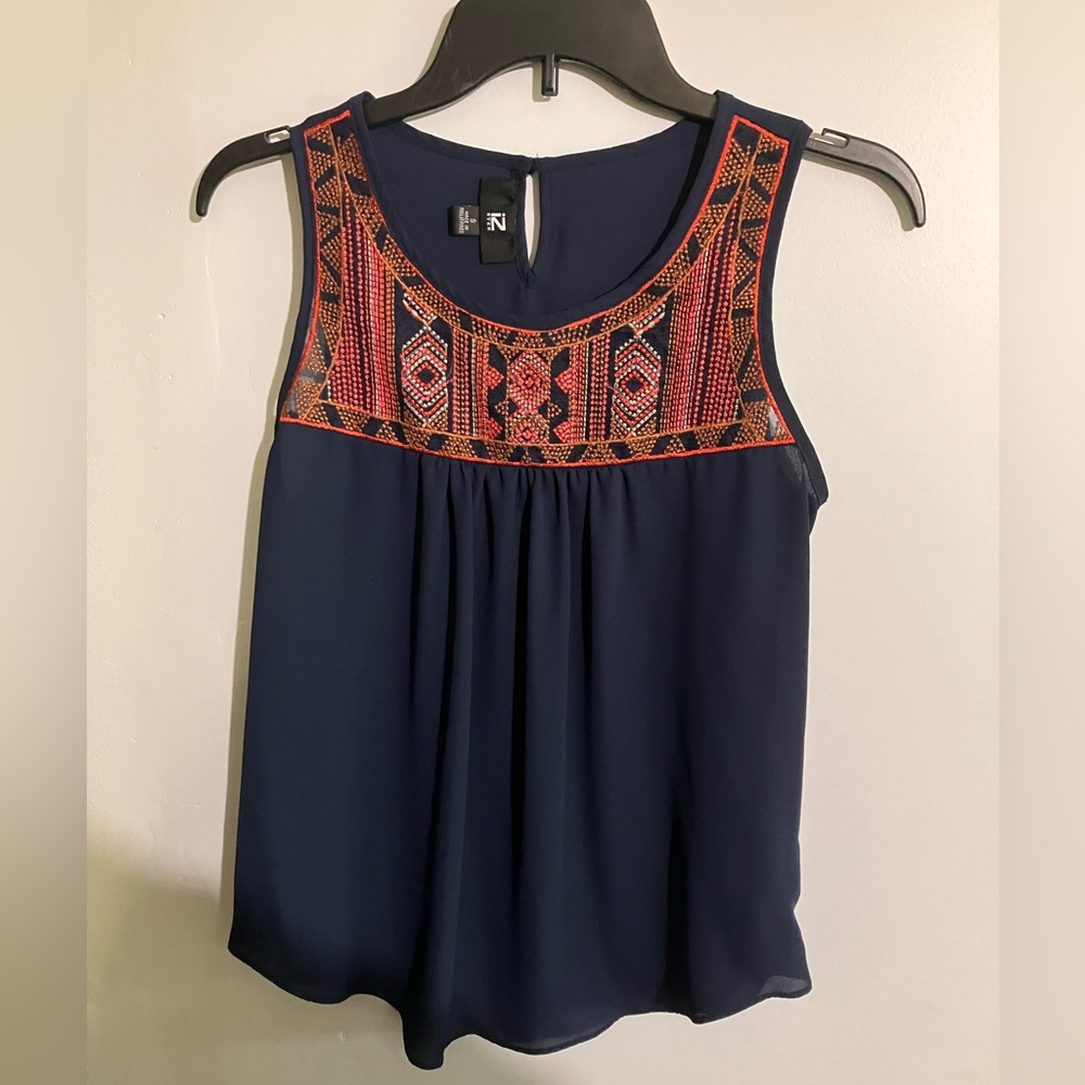 IZ Byer Sleeveless Blouse